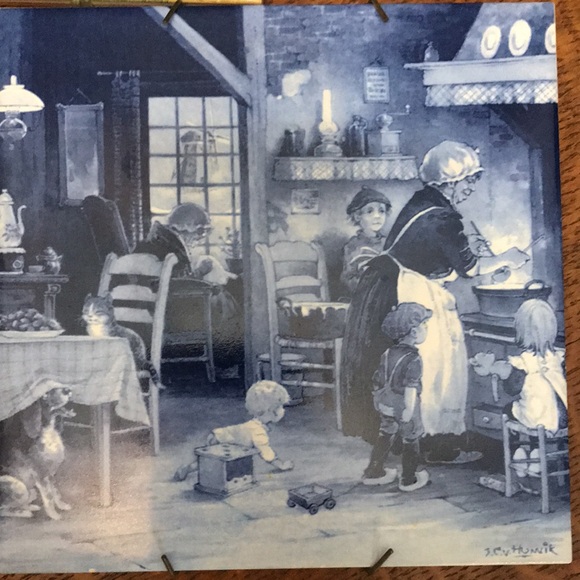 Holland Tiles Hand Decorated Ter Steege & Moss - Picture 4 of 6